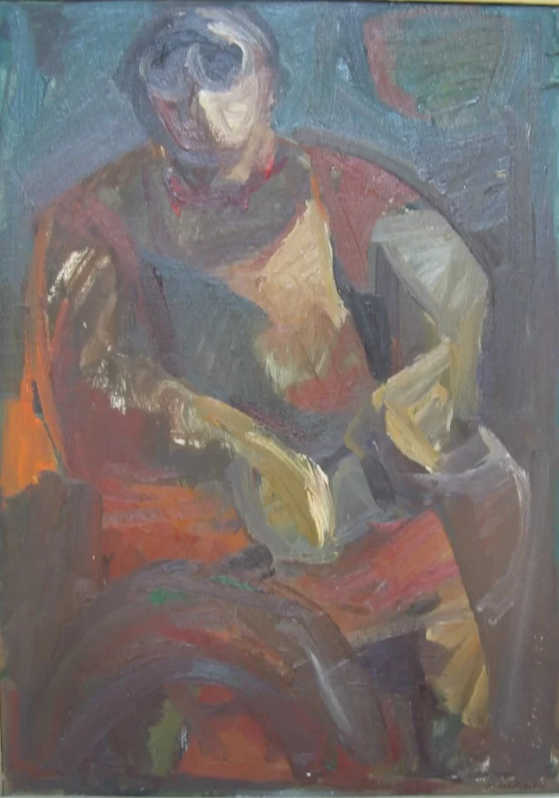 Upalovač odlitků ( studie k obrazu ) (R107) - Miroslav Roštínský