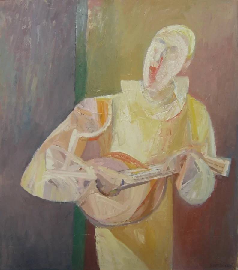 Klaun s mandolínou (R126) - Miroslav Roštínský