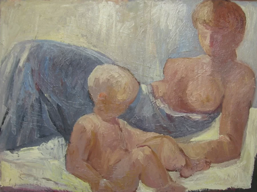 Matka s děckem (R136) - Miroslav Roštínský